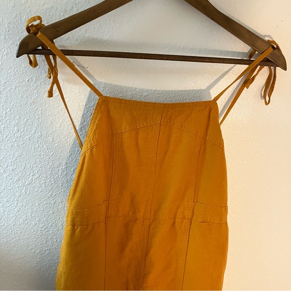 Urban Outfitters Orange Hayley Backless Overalls - Picture 5 of 12